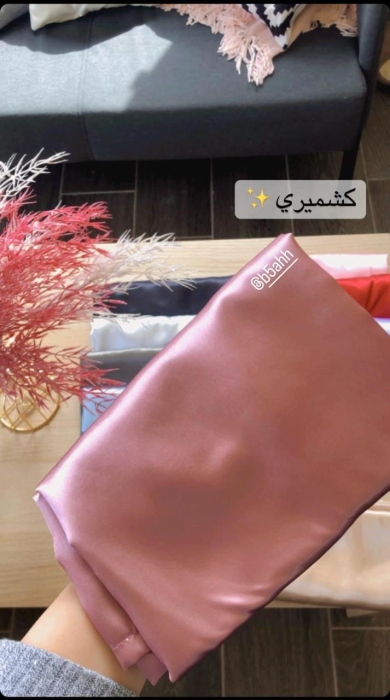 satin pillow case (1 pcs) - cashmere 
 غطاء وسادة ساتان (قطعة واحدة) - كشميري
